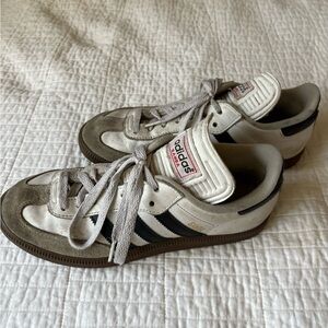 Adidas Samba White and Black Sneakers